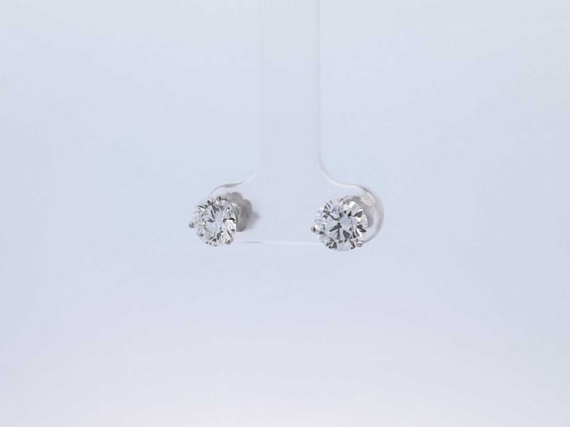 2.0 Cttw Lab Grown Diamond & 14k White Gold Stud Earrings 1.1 Grams Fw0723srxdu