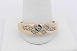 0.28cttw Diamond 10k Yellow Gold Ring 4.2 Grams Size 11.5 Eb0626orxsa