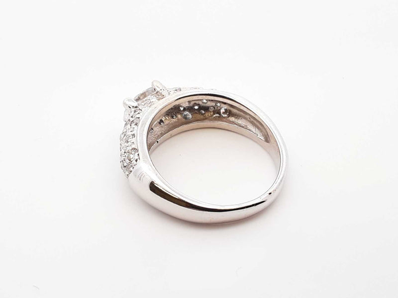 2.13 Cttw Diamond & 14k Gold Cluster Ring 5.7 Grams Size 7.25 Fw0925lprxdu