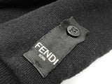 Fendi Black Cotton Zipper Hoodie Jacket Do0325exzde
