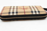 Burberry Haymarket Check Zip Around Wallet Eb1025loxdu