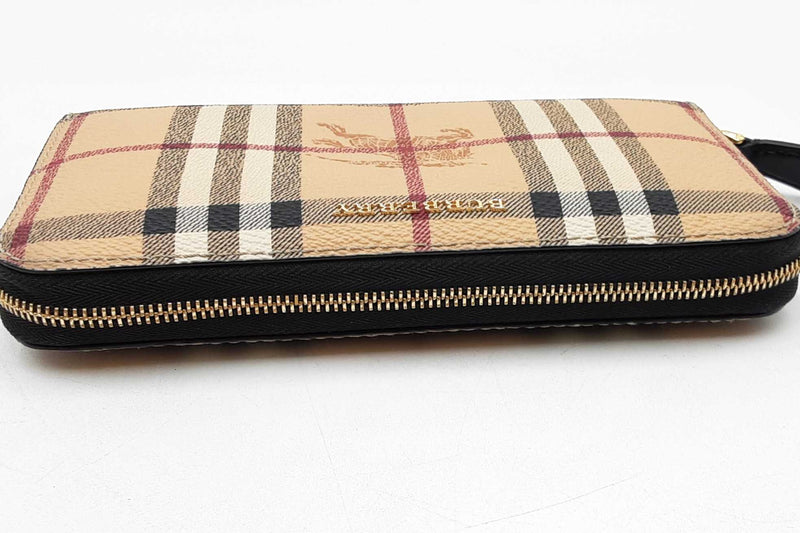 Burberry Haymarket Check Zip Around Wallet Eb1025loxdu