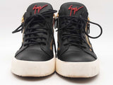 Giuseppe Zanotti Kriss Sneakers In Black Leather Size 41.5 Aa0326rzsa