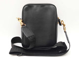Versace Black Pebbled Leather Medusa Crossbody Bag Sd0726wzxdu