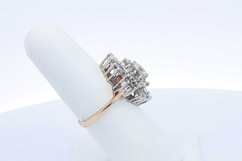 Diamond Approx. 1.17ctw Ring In 14k Yellow Gold 5 Grams Size 6.25 Eb0724oordu