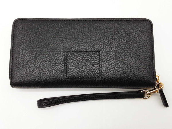 Marc Jacobs The Wallet Black Continental Zipper Wristlet Wallet Do0625wxde