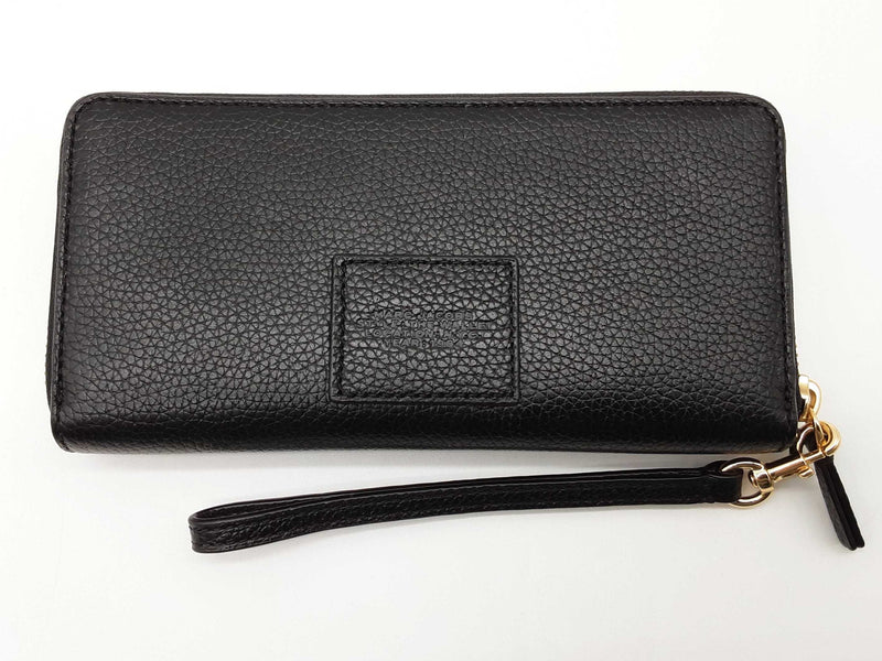 Marc Jacobs The Wallet Black Continental Zipper Wristlet Wallet Do0625wxde