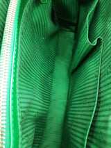 Fendi 2jours Green Leather Tote Bag Eb0826pxzsa