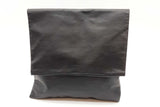The Row Glove Black Nubuck Leather Clutch Sd0925lcrde
