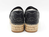 Salvatore Ferragamo Kim Gal Gancini Embroidered Espadrilles Size 8 Fw0926loxdu
