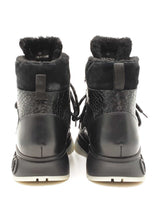 Jimmy Choo Inca Shearling Sneakers In Croc-embossed Leather Sz It 46 Fw0825loxdu