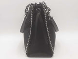 Michael Kors Mina Large Chain Shoulder Bag Black Aa0426wrsa