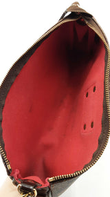 Louis Vuitton Eva Convertible Clutch In Damier Ebene Coated Canvas Fw1125wordu