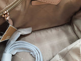 Michael Kors Hamilton Pale Pink Leather Shearling Satchel Do0926pxde