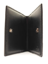 Gucci Gg Emblem Black Leather Card Case Sd0626lrzde