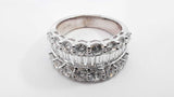 4.64ctw Diamonds 14k Wg 6.6 Grams Women's Ring Size 6.5 Sd0326opzxdu