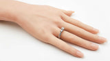 1.22 Cttw Three-stone Cathedral Ring In 14k White Gold 4 Grams Size 7.75 Fw0526lwxzdu