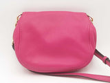 Michael Kors Bedford Flap Fuchsia Pebbled Leather Crossbody Bag Sd1125prsa