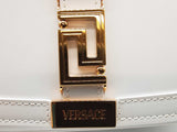 Versace Greca Goddess Crossbody White Purse / Handbag