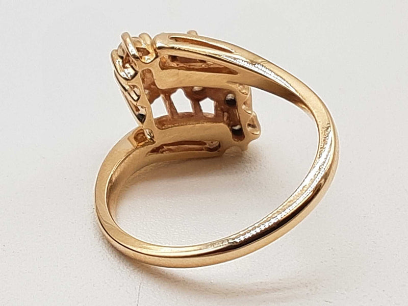 0.50 Cttw Diamonds 14k Yellow Gold 3.9g Ring Size 6 Do0325orxde