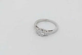 0.3cttw Lab Grown Diamond Ring In 10k White Gold 3.1 Grams Size 6 Eb1026lxzsa