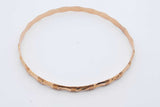 14k Yellow Gold Bamboo Bangle Bracelet 15 Grams Eb1224wrxdu