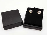 Versace Crystal Logo Clip On Stud Earrings Do0924ixde