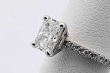 1.18cttw Diamond Ring In Platinum 4.5 Grams Size 5.25 Eb0126oxxzsa