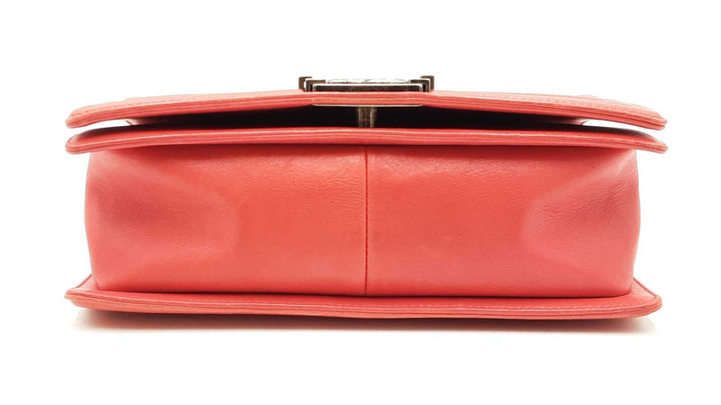 Chanel Boy Bag Red Quilted Double Stitch Sd0925oozxdu