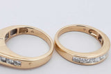2.16cttw Diamond 14k Yellow Gold Wedding Set 10.2 Grams Size 7 Eb0526cxzsa