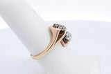 0.62ctw Diamond Ring In 14k Yellow Gold 4.6 Grams Size 6.75 Eb0125pixsa