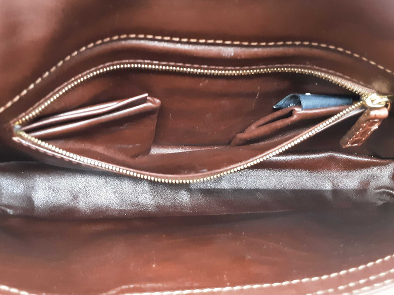 Fendi Baguette Maxi Crocodile Embossed Chain Handbag Sd0325izxzde