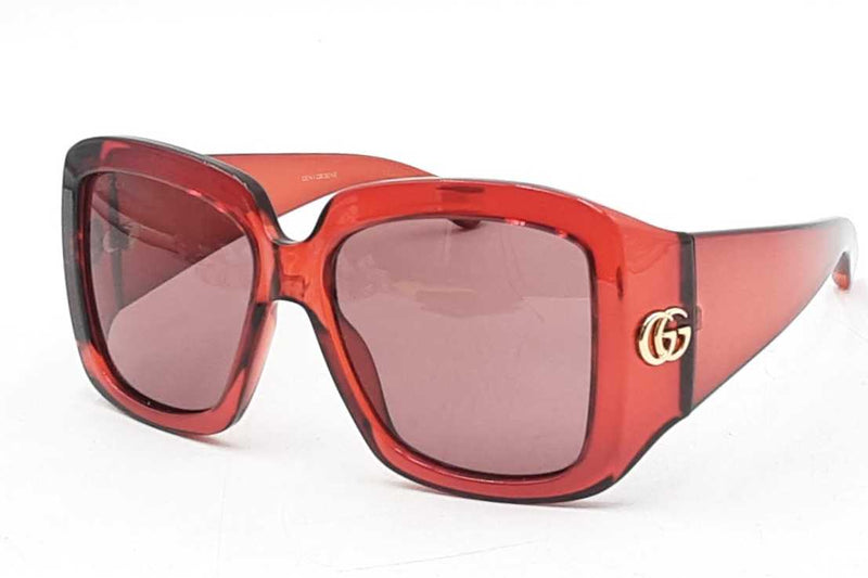 Gucci Gg1402s Square Burgundy Sunglasses Eb1125lxzdu