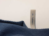 Moncler Logo Patch Slate Blue Polo Shirt Size L Do0926rxde