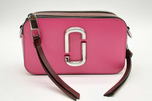 Marc Jacobs The Snap Shot Color Block Shoulder Bag In Fuschia Lh1124lrxde