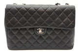 Chanel Black Quilted Caviar Leather Shoulder Bag Eb1225pxxzde