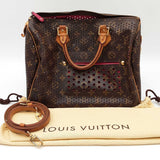 Louis Vuitton Limited Edition Fuchsia Monogram Perforated Speedy 30 Sd0126wzxdu