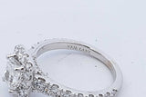 1.31cttw Diamond Ring In 14k White Gold 4.1 Grams Size 6.75 Eb0826lrxzde