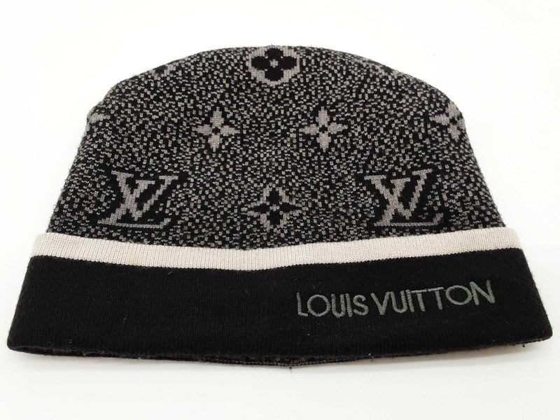 Louis Vuitton Gray Monogram Beanie Hat Do0825lrxde
