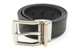 Burberry Coated Check Reversible Belt Silver Tone Buckle Size 30/75 Eb1125lxzde