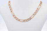 14k Yellow Gold Figaro Chain 8.5 Grams 26 Inch Eb0724orxsa