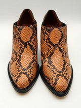 Coach Perri Snake Print Ankle Boots Size 6.5 C Eb0924oxde