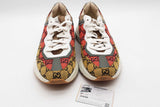 Gucci Monogram Multicolor Canvas Rhyton Sneakers Gucci Size 8 Eb0626lxzde