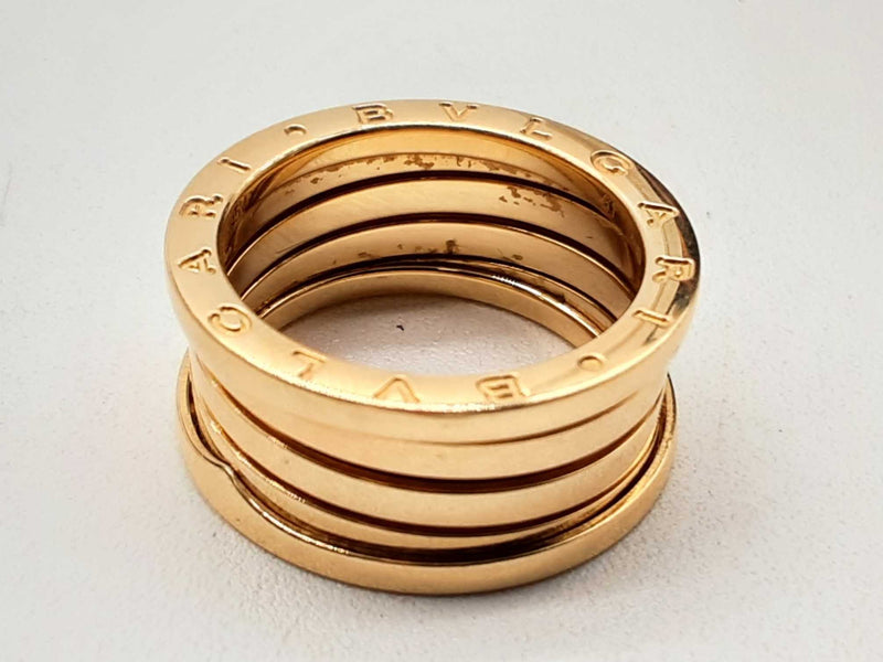 Bvlgari B.zero1 18k Yellow Gold 13.8g Ring Size 61/ 9.25 Do1024oxzxde