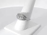 .91 Ctw Diamonds 14k White Gold 14k 4.4 Grams Ring Size 8 Sd0625owrsa