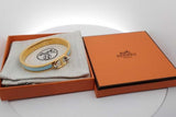 Hermes Enamel Mini Clic Chaine D'ancre Bracelet Eb1026lrxsa