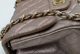 Chanel Quilted Metallic Iridescent Leather Mini Flap Bag Eb1026erxsa