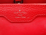 Louis Vuitton Capucines Rubis Red Leather Handbag Do0824lexzde