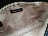 Michael Kors Sallie East West Brown Logo Black Crossbody Tote Bag Do0626rxde