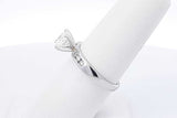 0.75ctw Round Center Diamond Ring 14k White Gold 3.5 Grams Size 7 Eb1025lxxzdu